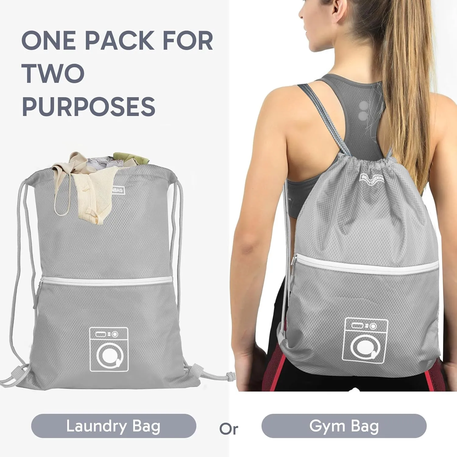 8 Set Expandable Compression Packing Cubes for Suitcases Travel Essentials Carry On Waterproof Storage Bag With Dry And Wet Separation Grey