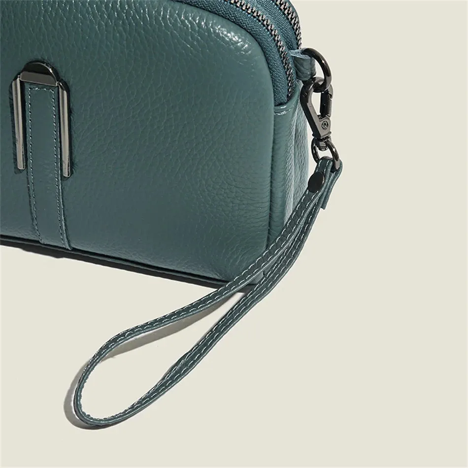 AMYMANG Luscious Soft Leather Crossbody Bag