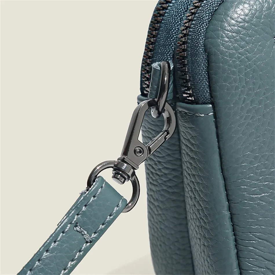 AMYMANG Luscious Soft Leather Crossbody Bag