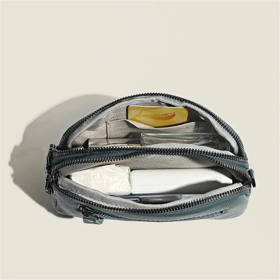 AMYMANG Luscious Soft Leather Crossbody Bag