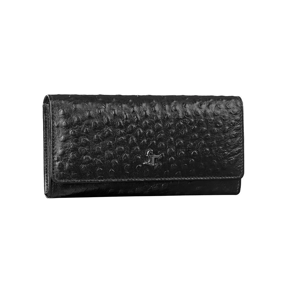 Arvee Ladies Wallet | Leather Wallet for Women | 100% Genuine Leather | Color: Black, Brown, Green, Cherry & Tan