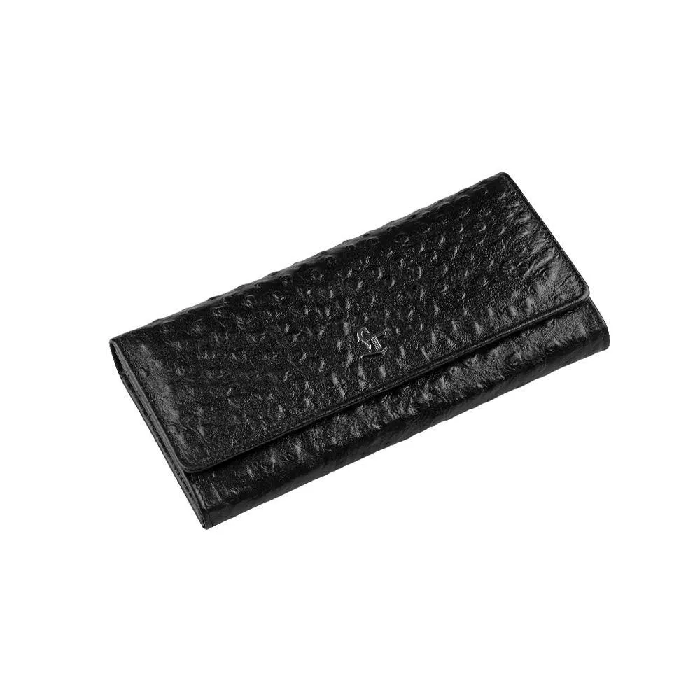 Arvee Ladies Wallet | Leather Wallet for Women | 100% Genuine Leather | Color: Black, Brown, Green, Cherry & Tan