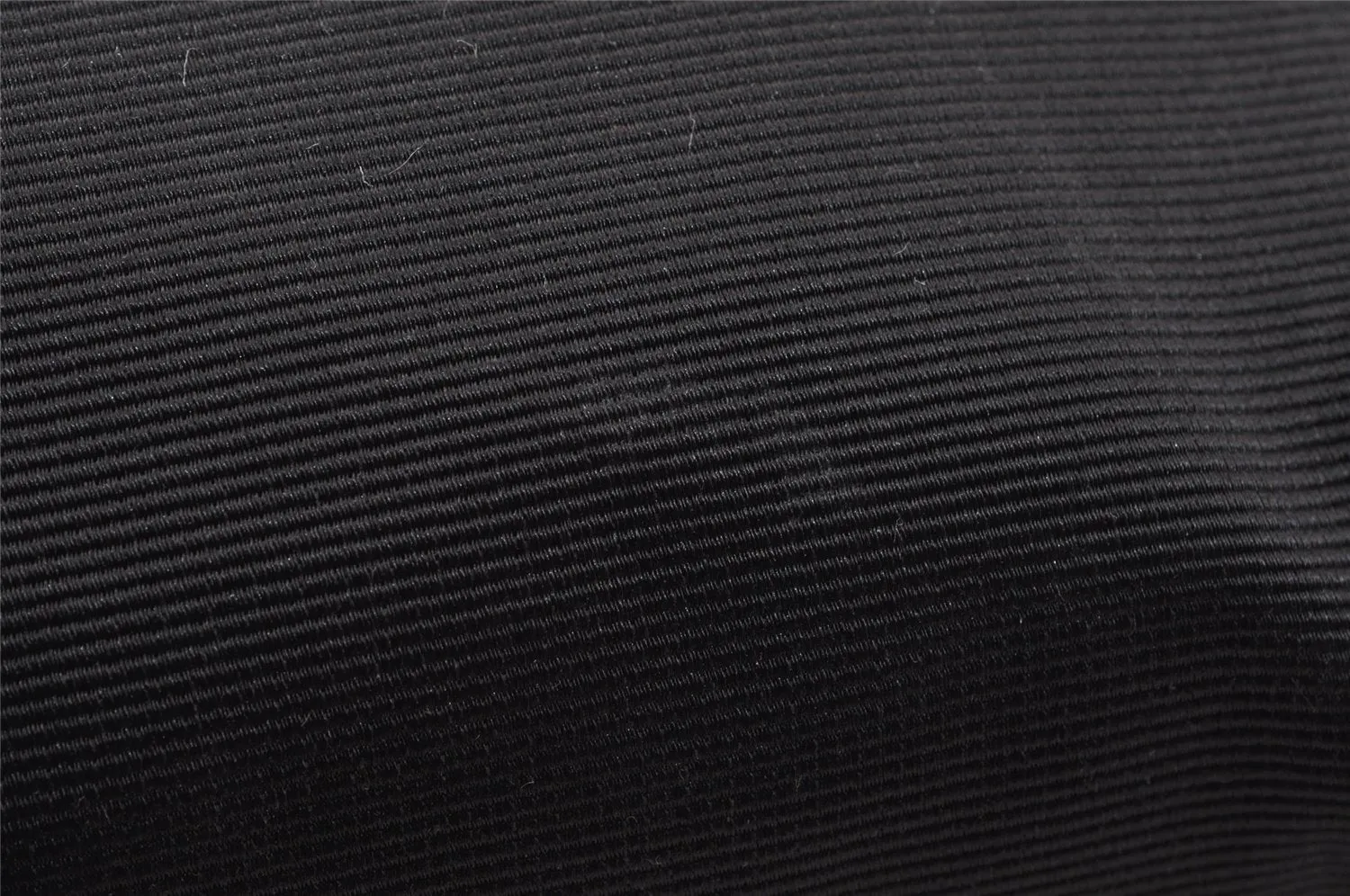 Authentic FENDI Vintage Clutch Hand Bag Purse Nylon Leather Black 3989K