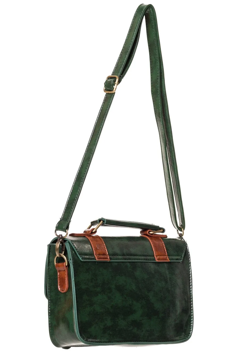 Banned Apparel BBN7051 Leila Retro Buckle Strap Shoulder Bag