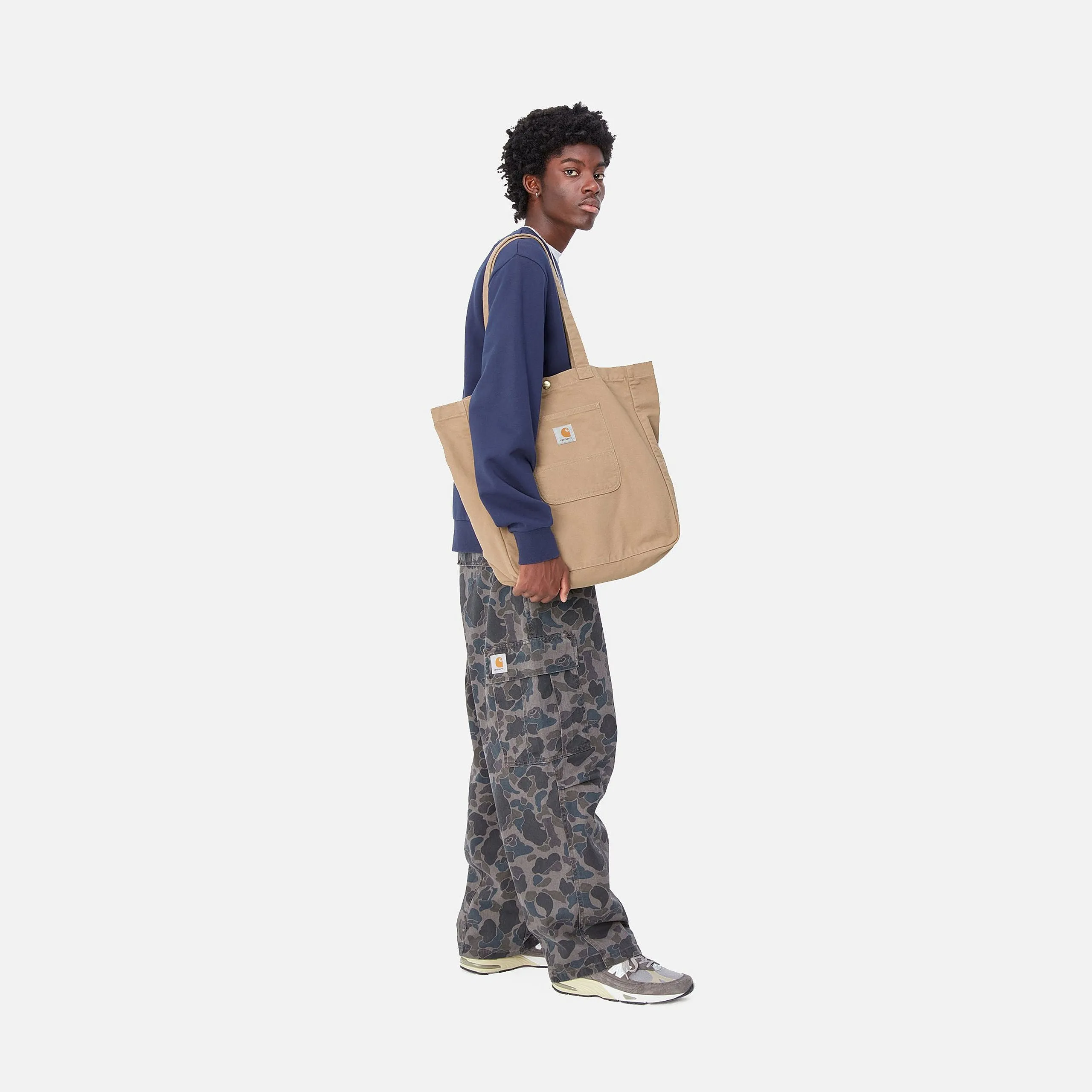 BAYFIELD TOTE PEANUT RINSED