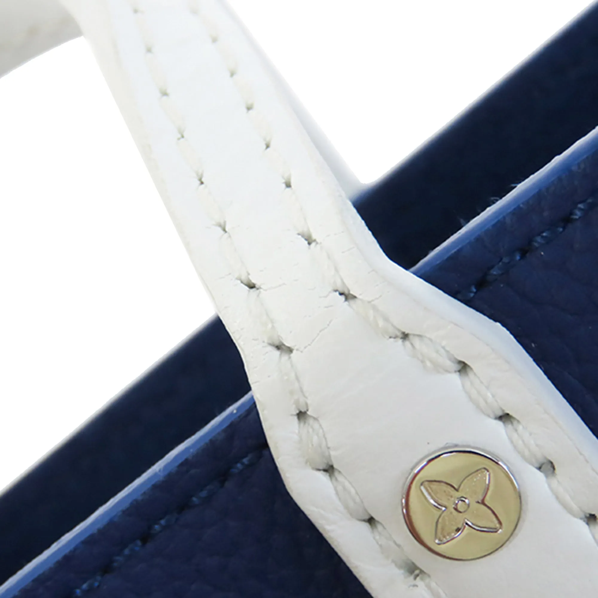 Blue Louis Vuitton Everyday Sac Plat XS Satchel