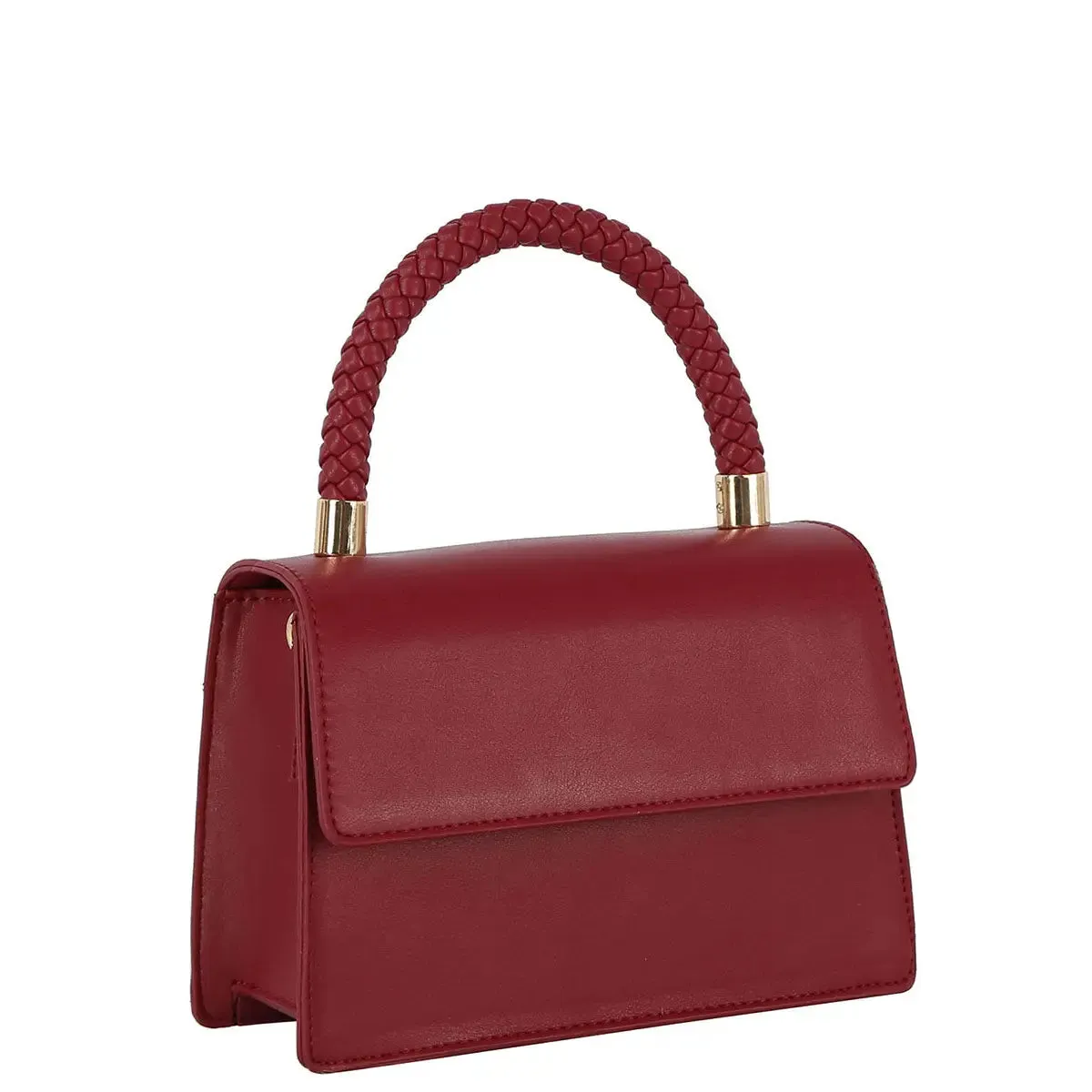 Braided Handle Hand Bag