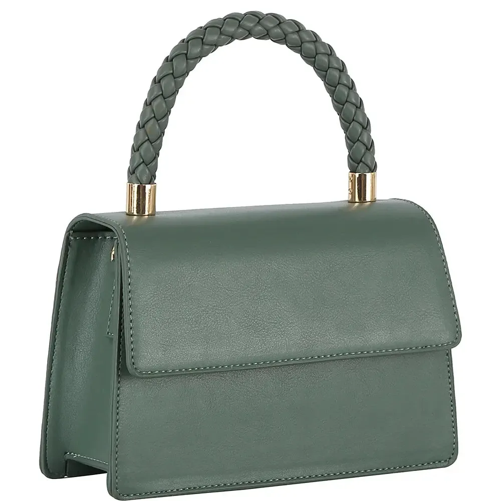 Braided Handle Hand Bag