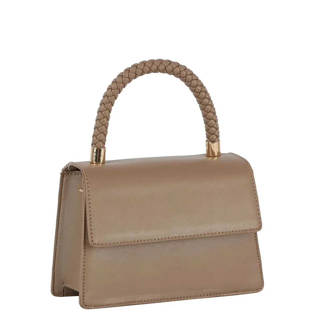 Braided Handle Hand Bag