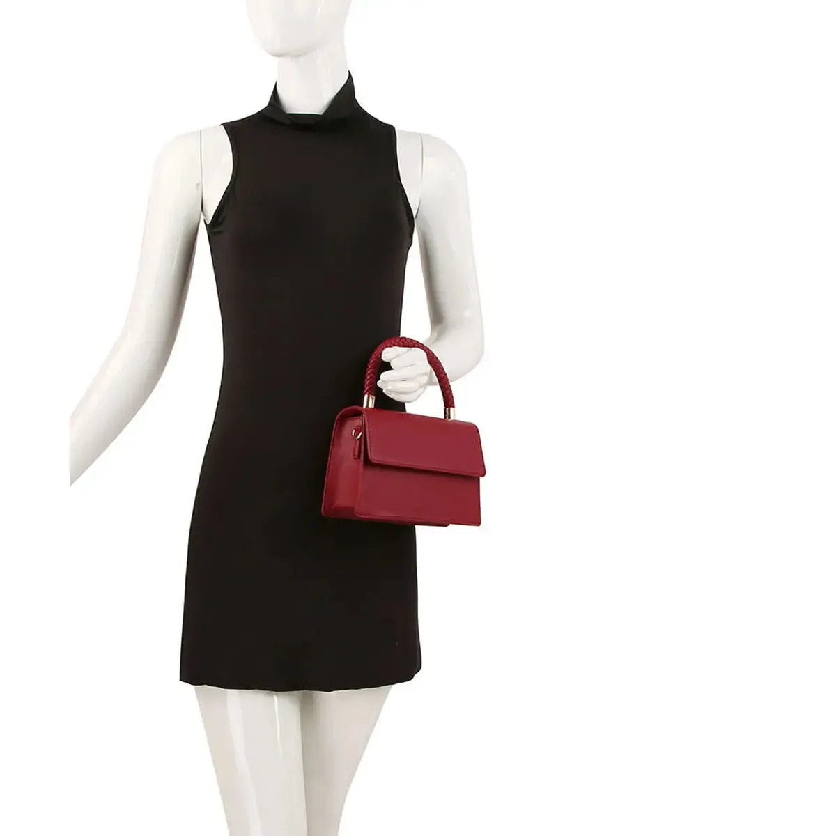 Braided Handle Hand Bag