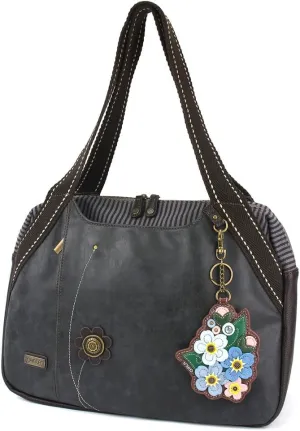 CHALA Bowling Bag - Forget Me Not - Black