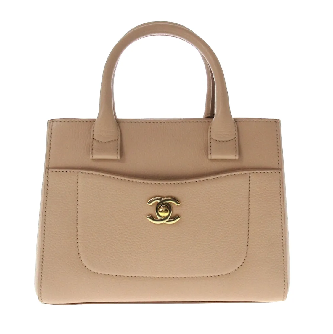 Chanel Neo executive small beige bag