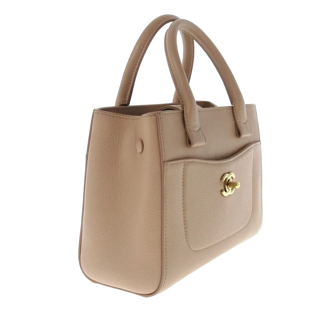 Chanel Neo executive small beige bag
