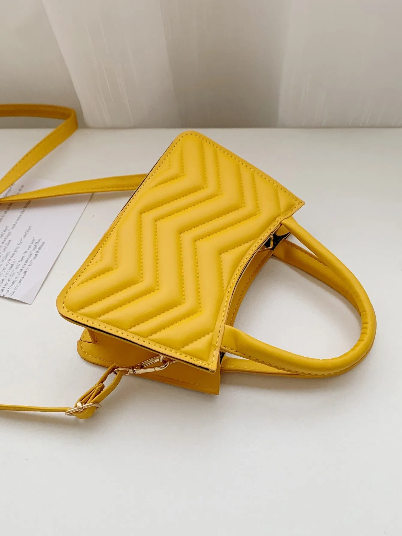Chevron Satchel Bag