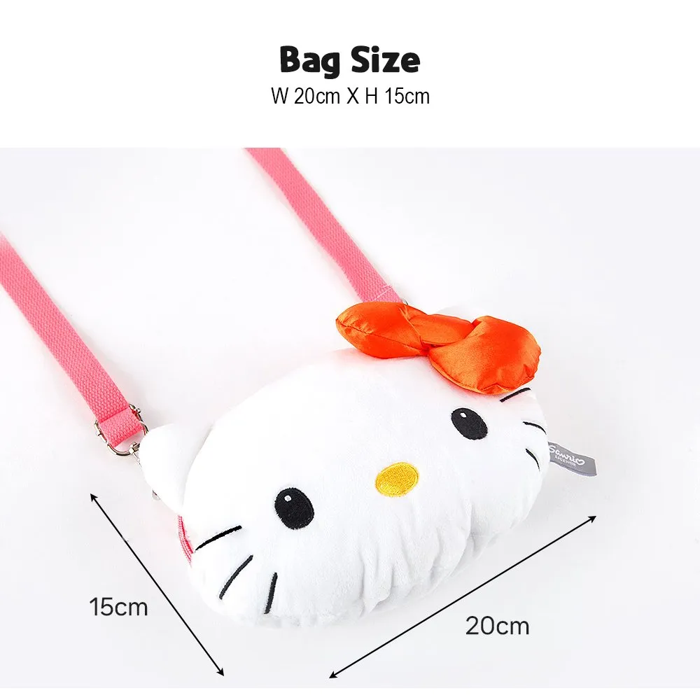 Cinnamoroll Face Plush Crossbody Bag