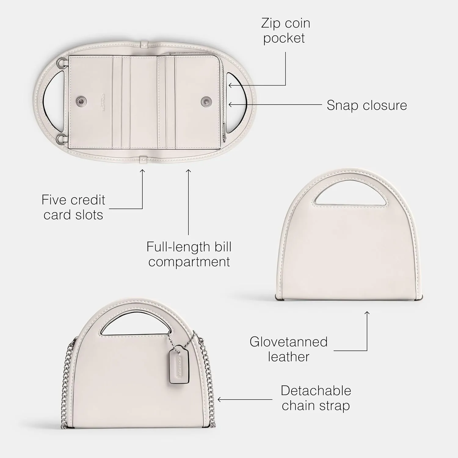 Coach Women's Top Handle Card Case