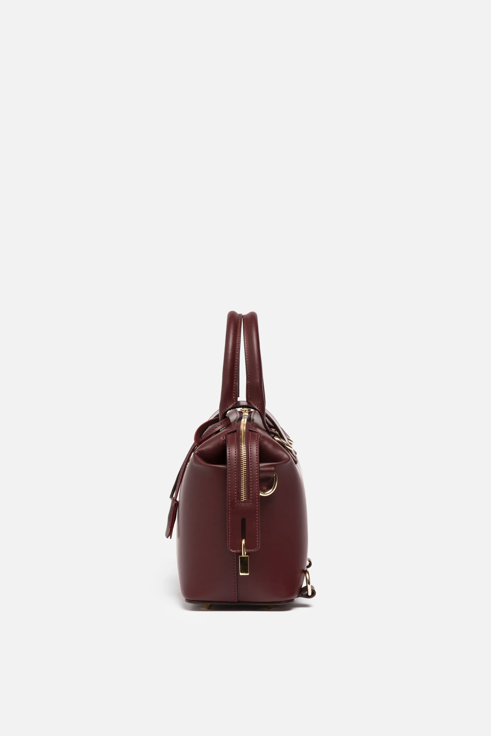 Convertible Executive Leather Bag MIDI in Olive Green