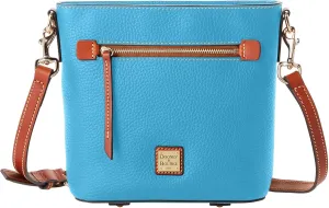 Dooney & Bourke Small Crossbody Bags for Women, Pebble Grain Leather Crossbody Bag with Zipper Pocket