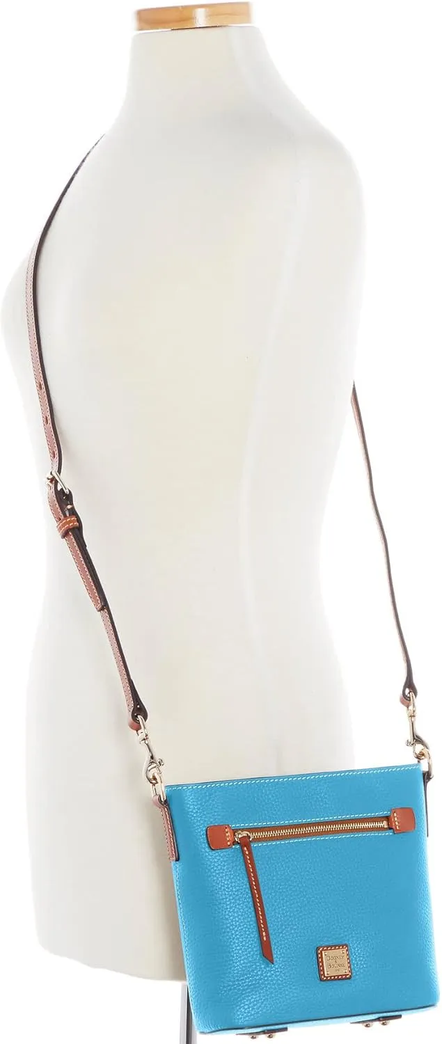 Dooney & Bourke Small Crossbody Bags for Women, Pebble Grain Leather Crossbody Bag with Zipper Pocket