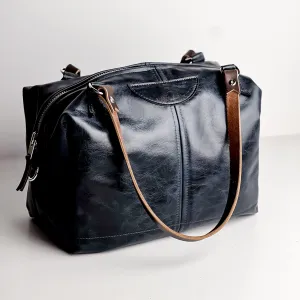 Everyday Collection | Eliza Satchel   Shoulder Tote | Navy