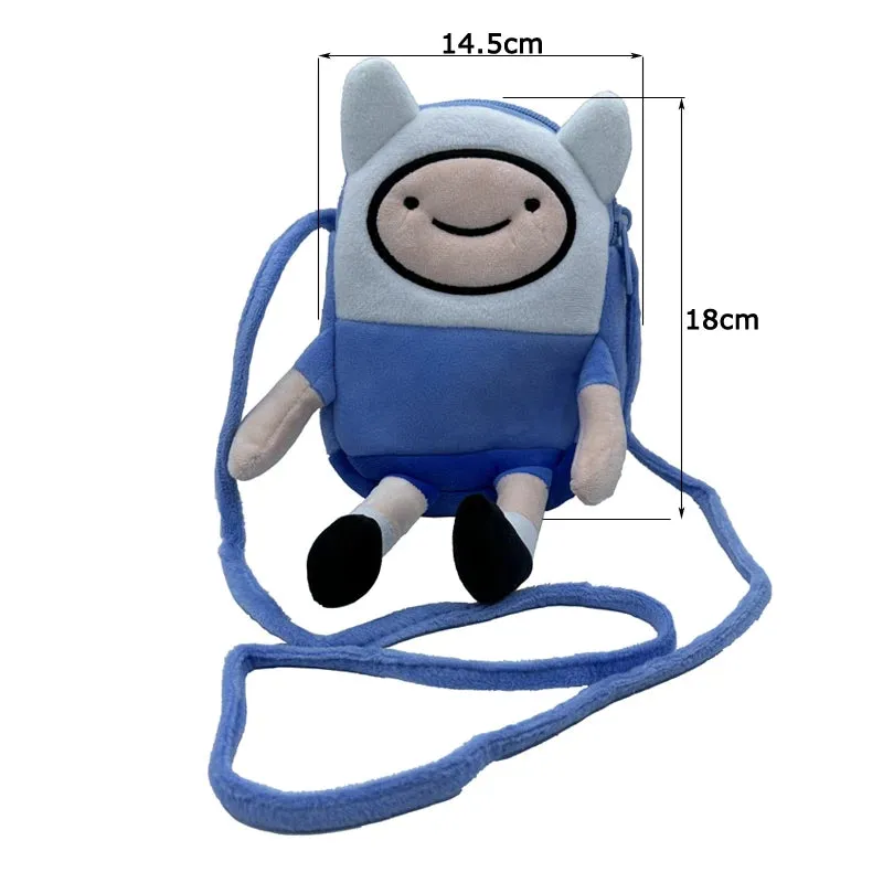 Finn & Jake Plush Crossbody Bag - Adorable Coin Purse & Phone Holder