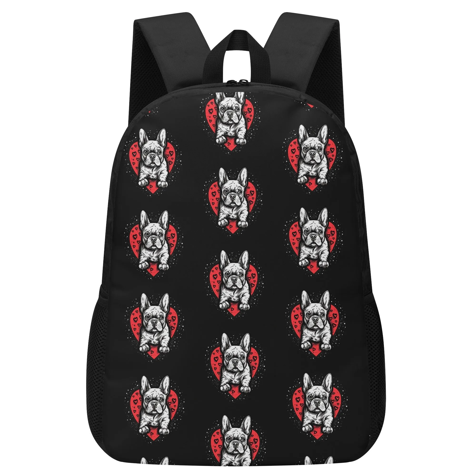 Frenchie Love - 17 Inch Laptop Backpack