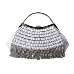 Gatsby Diamanté and Pearl Clutch Bag 3037/38/41