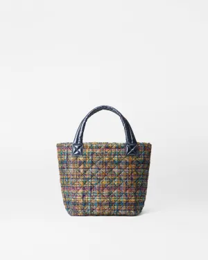 Gold Multi Tweed Mini Metro Tote Deluxe