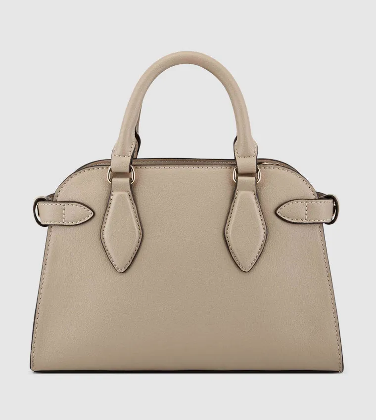 GRAHAM SMALL JET SET SATCHEL BAG GREY
