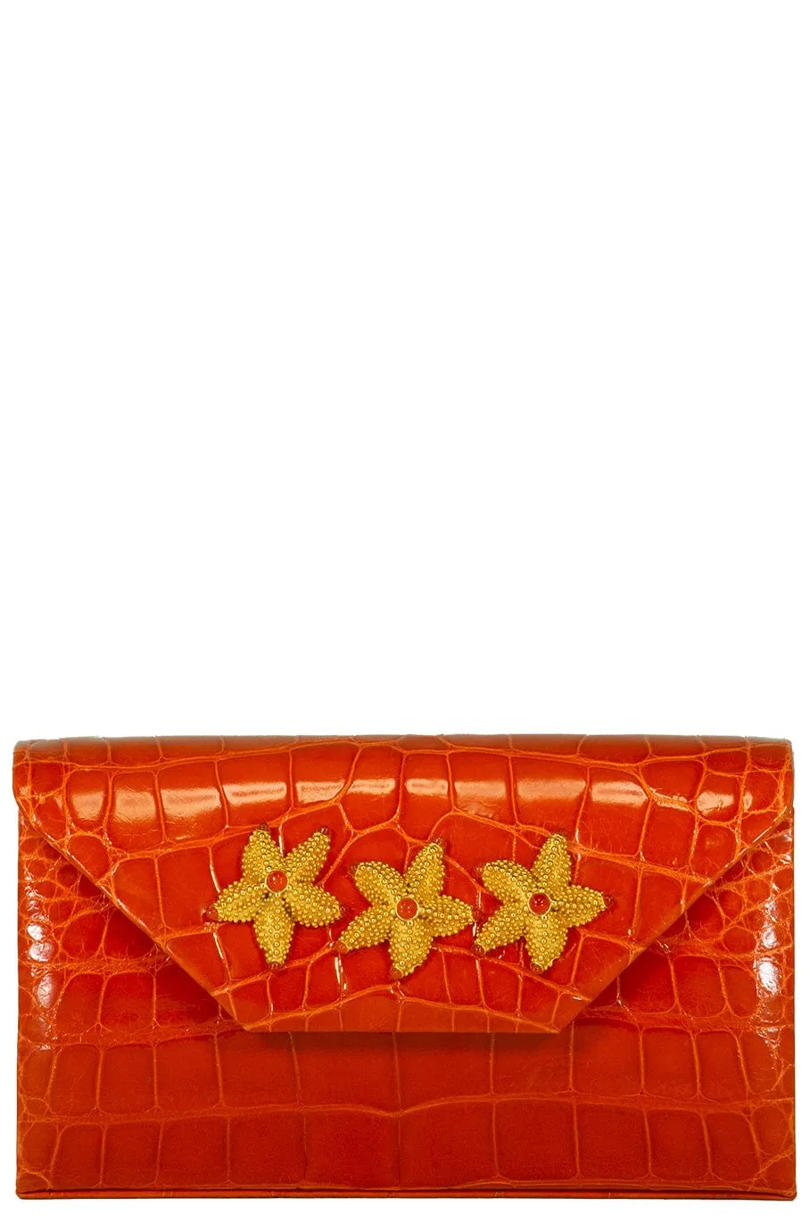 Isabel Box Clutch - Orange