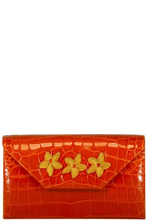 Isabel Box Clutch - Orange