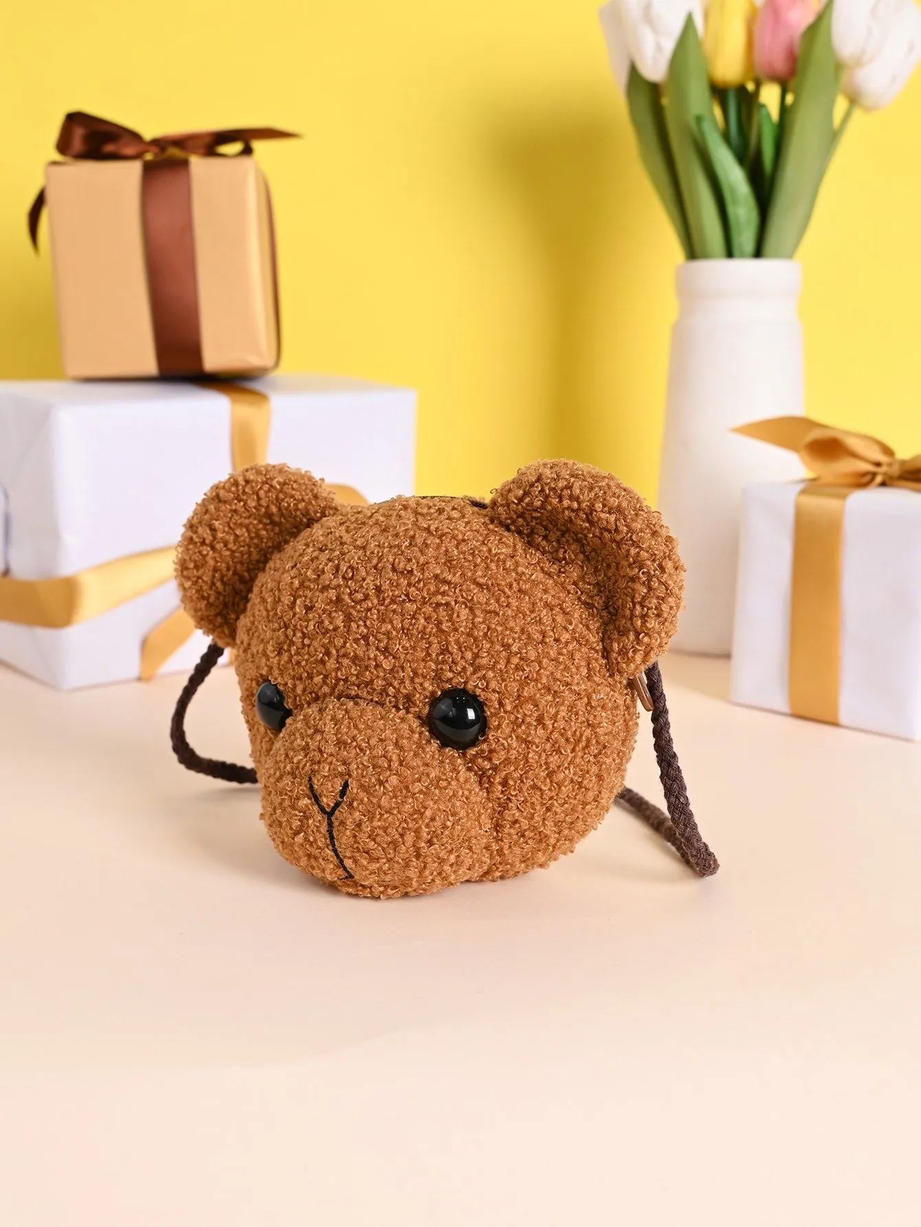 Kids Bear Design Crossbody Bag