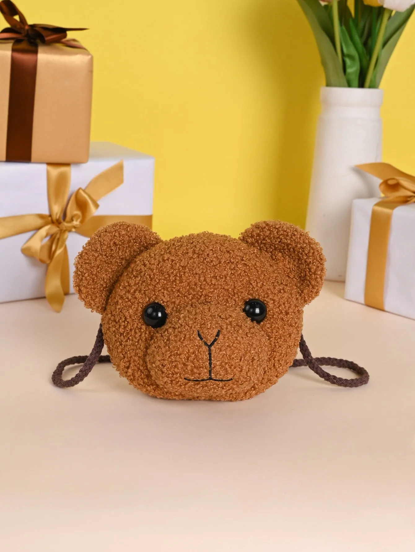 Kids Bear Design Crossbody Bag