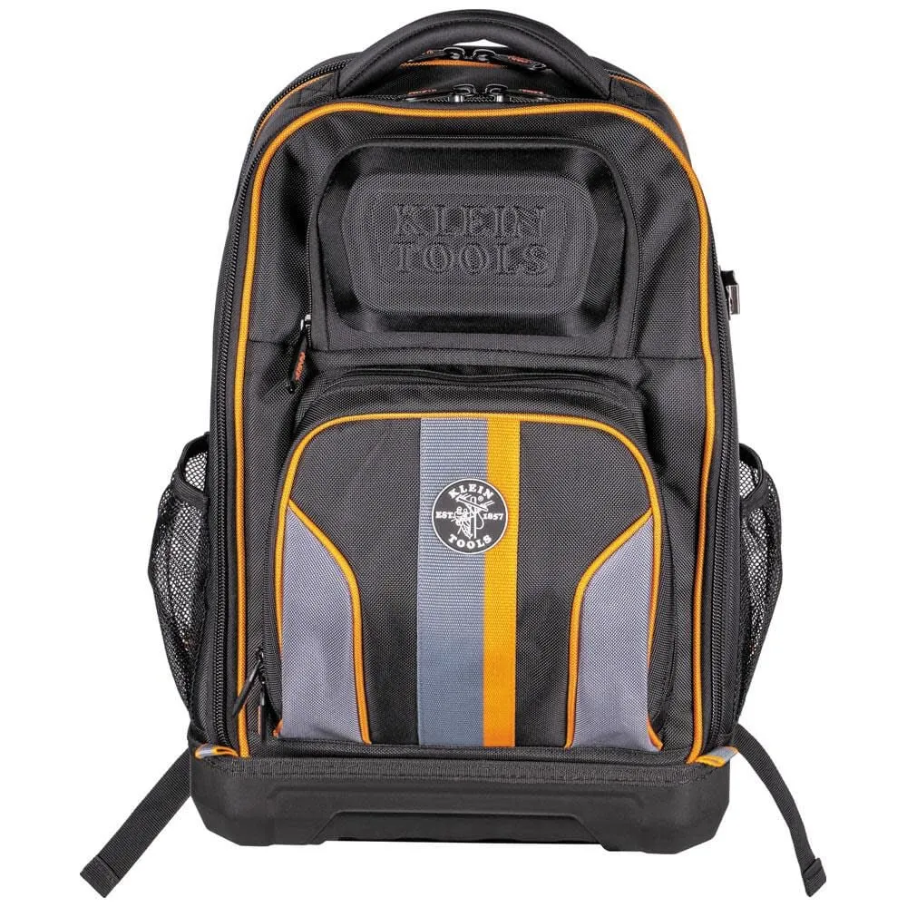 Klein Tools Backpack, Black/Orange