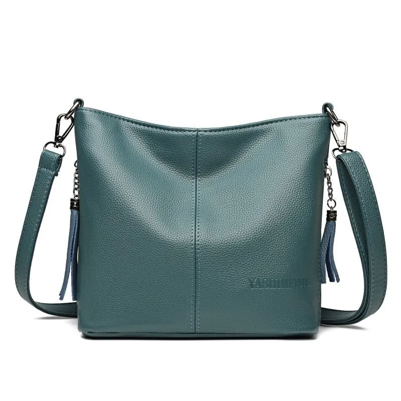 LANYIBAIGE Luxury Soft Faux Leather Crossbody Handbag Shoulder Bag