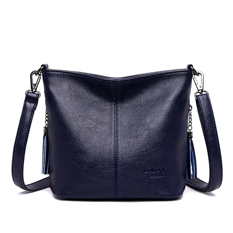LANYIBAIGE Luxury Soft Faux Leather Crossbody Handbag Shoulder Bag