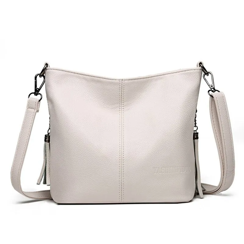 LANYIBAIGE Luxury Soft Faux Leather Crossbody Handbag Shoulder Bag