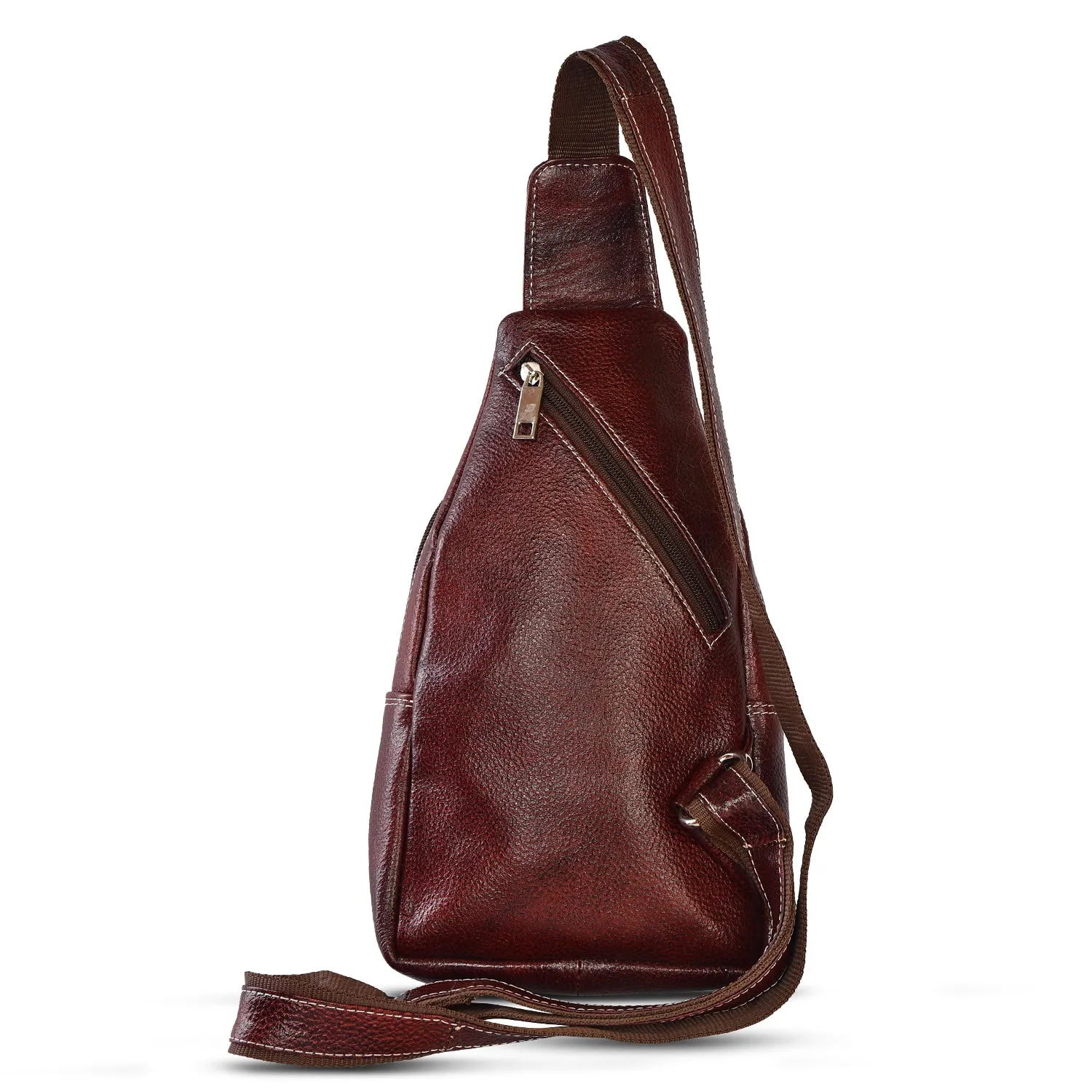 LEATHER BACKPACK 998906 (BROWN)