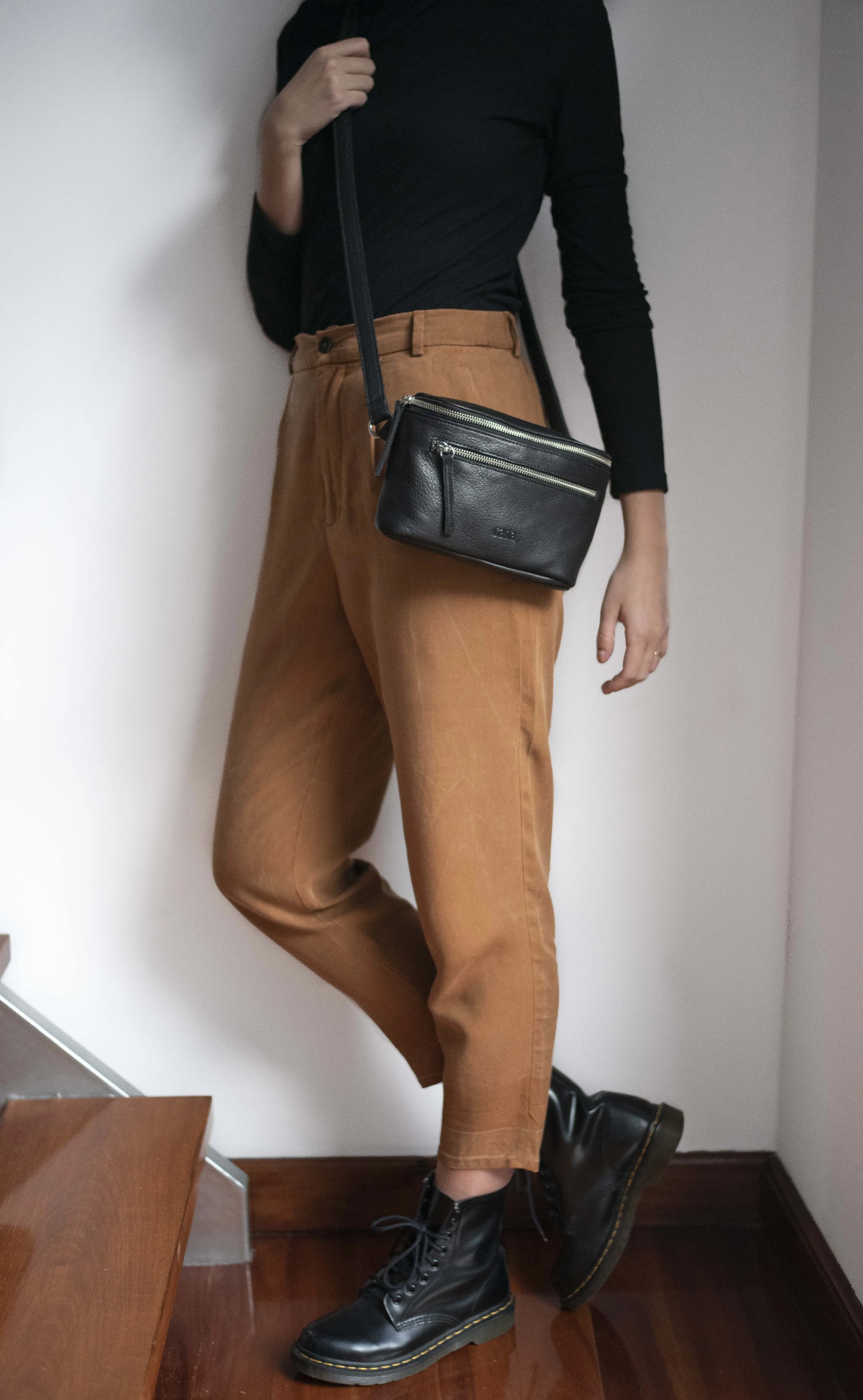 Leather fanny pack - Monte