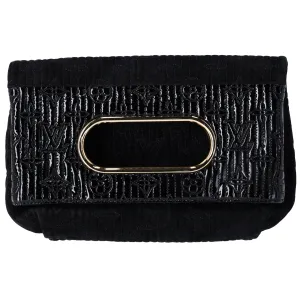 Louis Vuitton Afterdark Monogram Motard Handbag Clutch M95742 Noir Suede