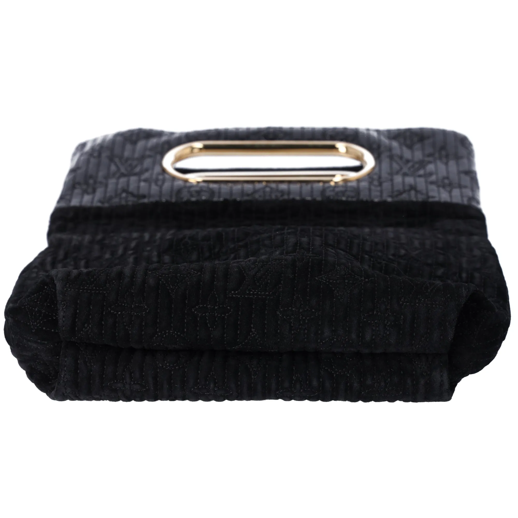 Louis Vuitton Afterdark Monogram Motard Handbag Clutch M95742 Noir Suede