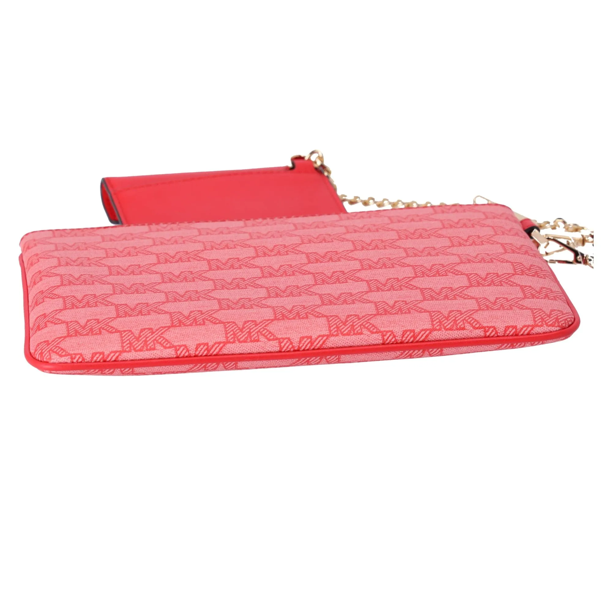 Michael Kors JetSet Large 2In1 CardCase Wristlet Clutch DarkSangria