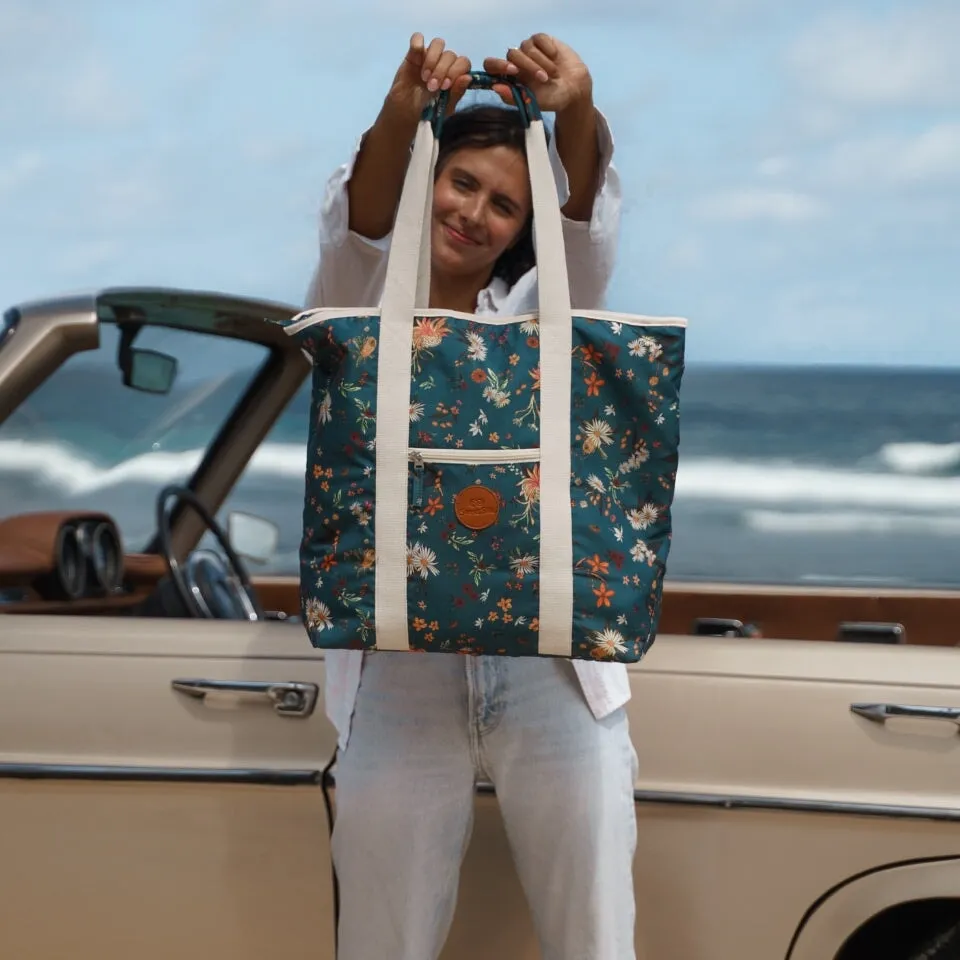 Native Botanical Beach Bag