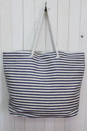 Nautical Stripe Beach Bag