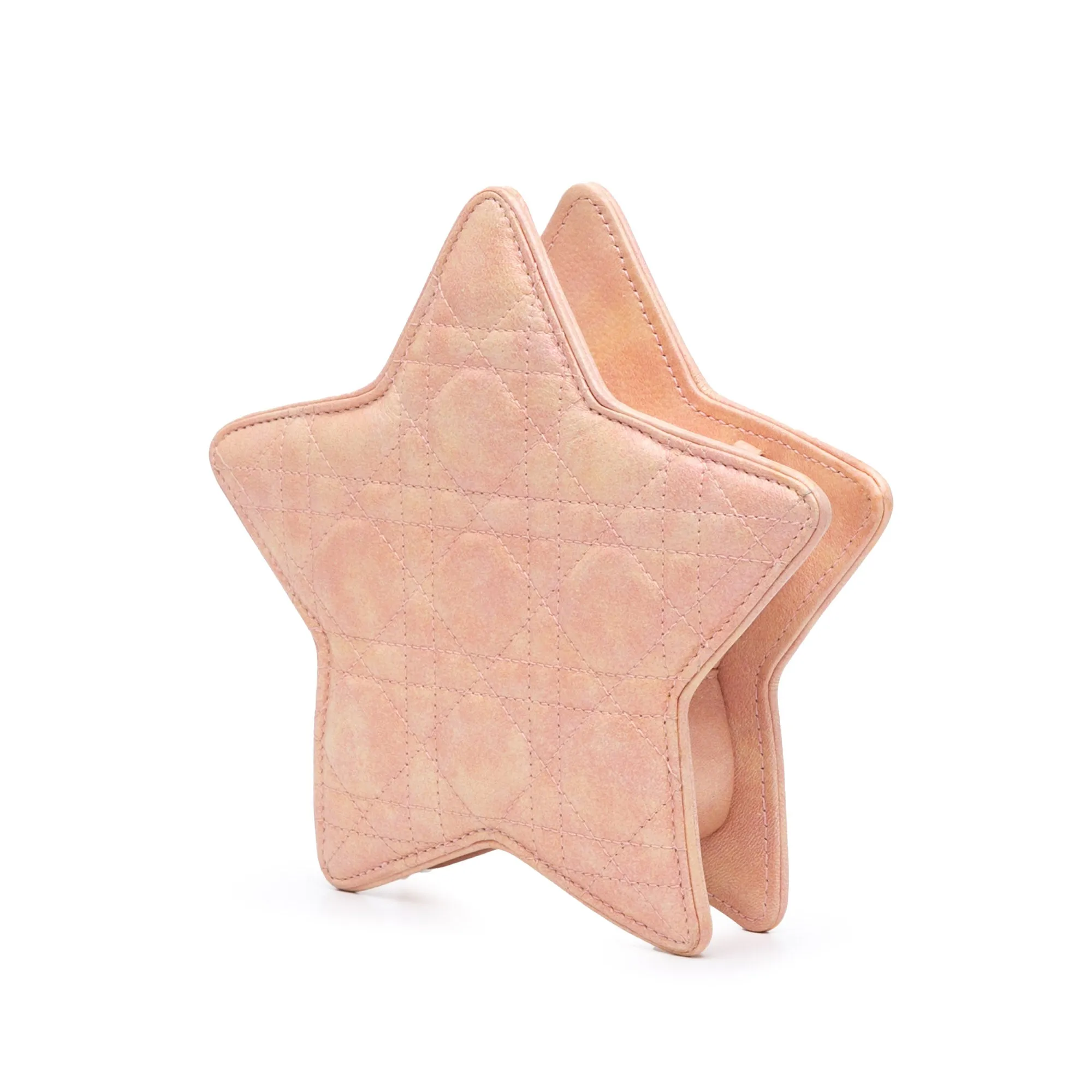 Pink Dior Lambskin Cannage Kids Star Crossbody