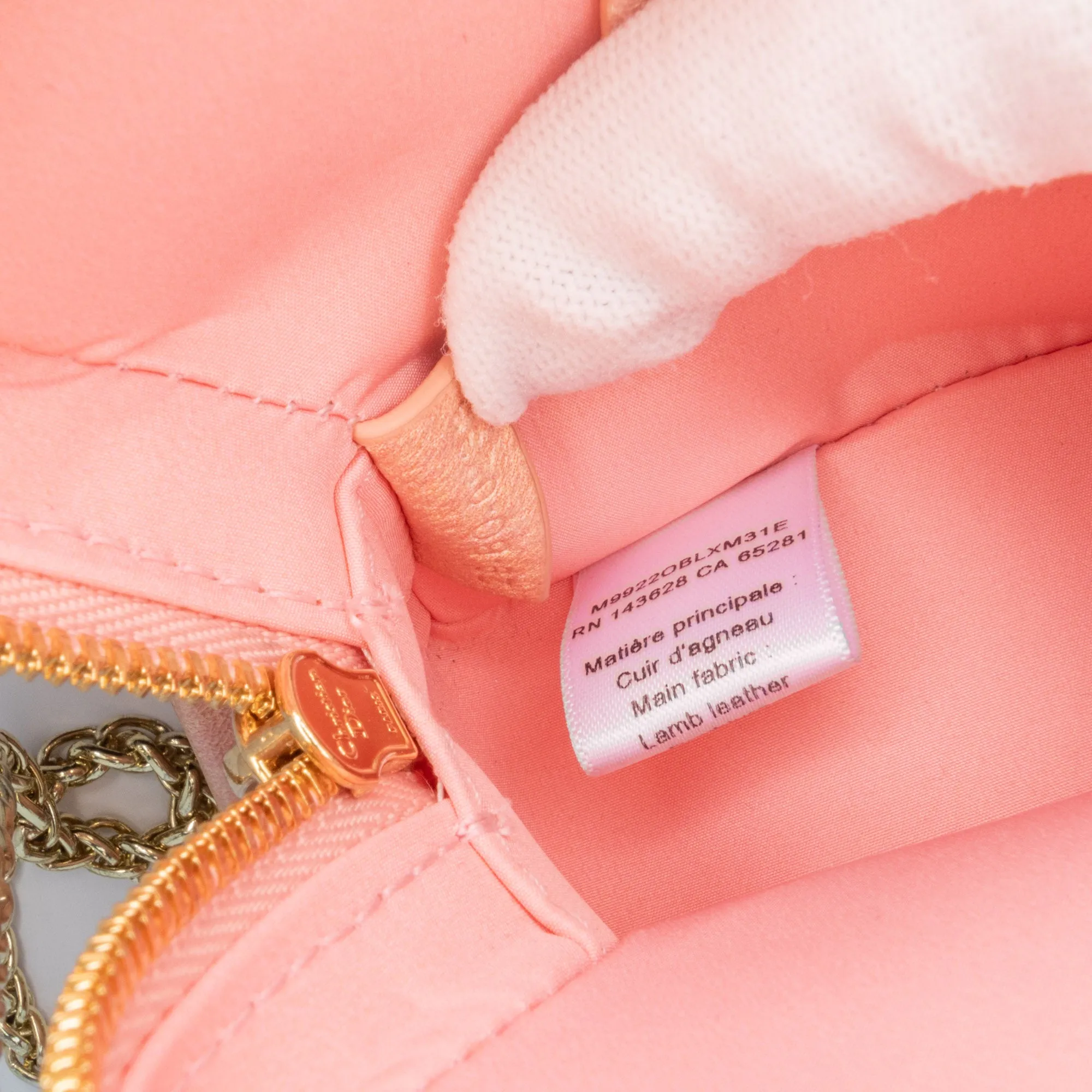 Pink Dior Lambskin Cannage Kids Star Crossbody