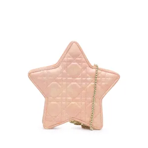 Pink Dior Lambskin Cannage Kids Star Crossbody