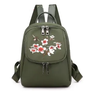 Plum Blossom Embroidery Backpack