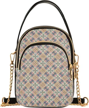 Quilted Shoulder Bag for Women with Chain Strap Leather Handle