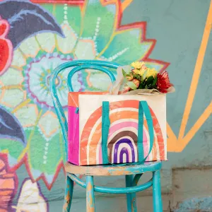 Rainbow Shoulder Tote